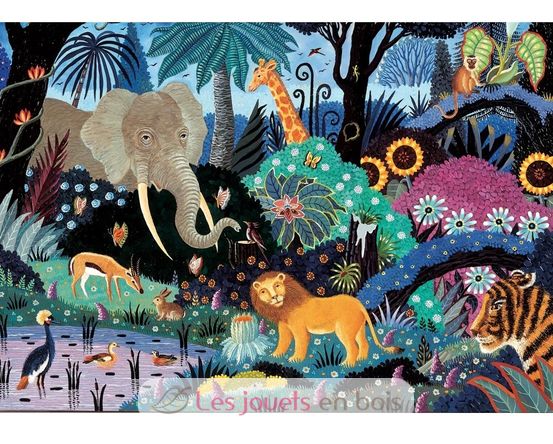 Night in the jungle by Alain Thomas K065-50 Puzzle Michele Wilson 2