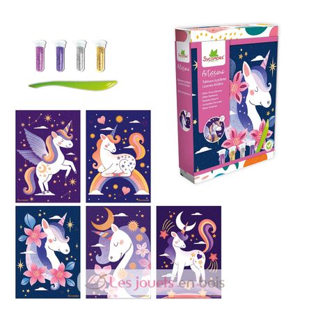 10 Glitter Starry Unicorns SYCREA045 Sycomore 2