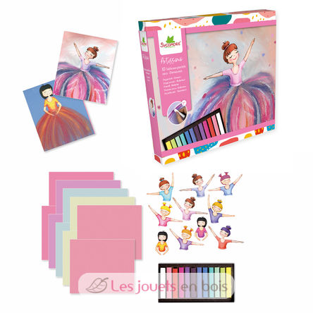 10 drawings with pastels Dancers SYCREA033 Sycomore 2