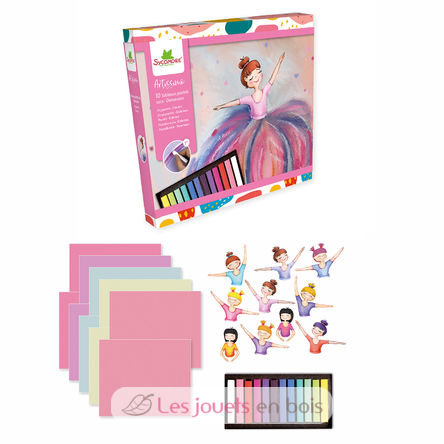 10 drawings with pastels Dancers SYCREA033 Sycomore 3