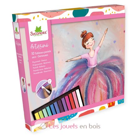 10 drawings with pastels Dancers SYCREA033 Sycomore 1