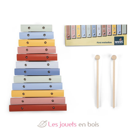 Wooden xylophone 12 tones NCT10237 New Classic Toys 3