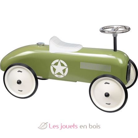 Porteur voiture vintage kaki