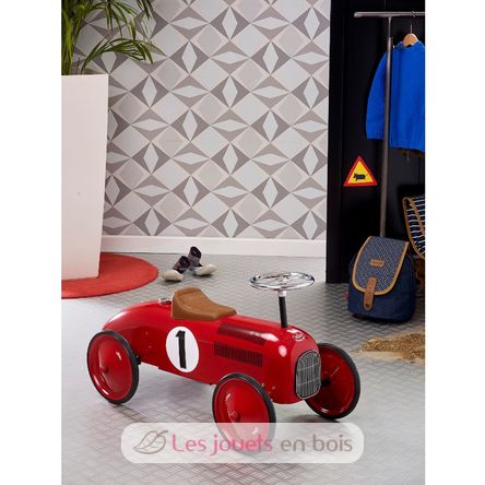 Red metal car carrier V1049-3417 Vilac 6