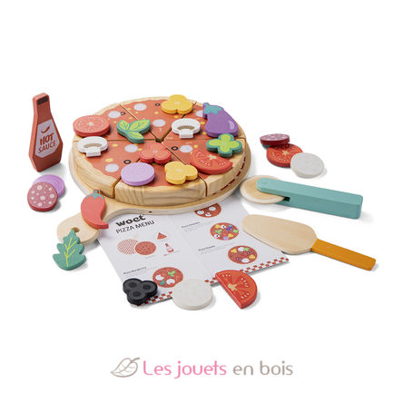 Pizza play food set NCT10616 New Classic Toys 5