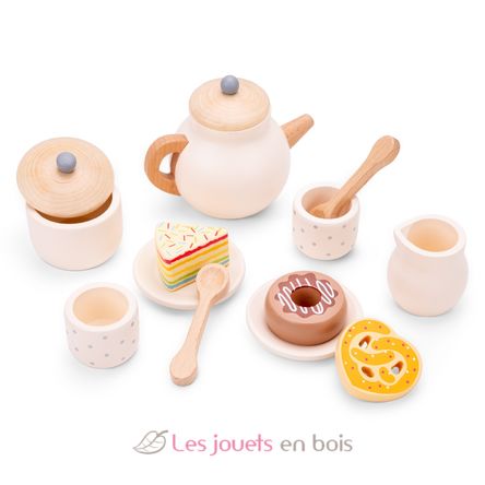 Wooden tea set NCT10619 New Classic Toys 2