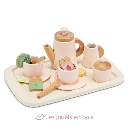 Tea set on serving tray NCT10623 New Classic Toys 1