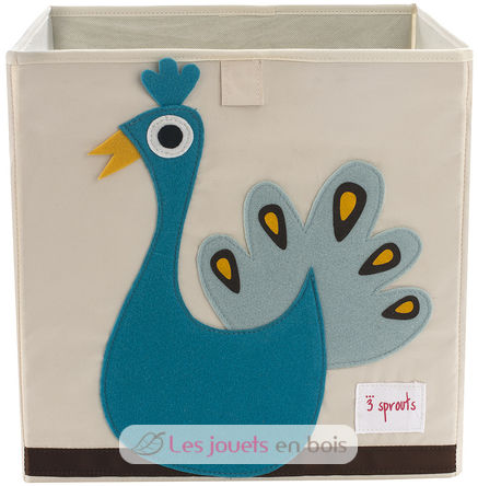 Peacock storage box EFK107-002-005 3 Sprouts 1