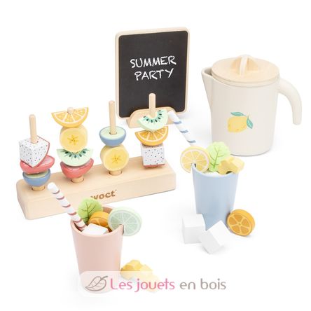 Summer party play food set NCT10712 New Classic Toys 2