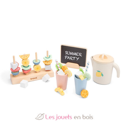 Summer party play food set NCT10712 New Classic Toys 4