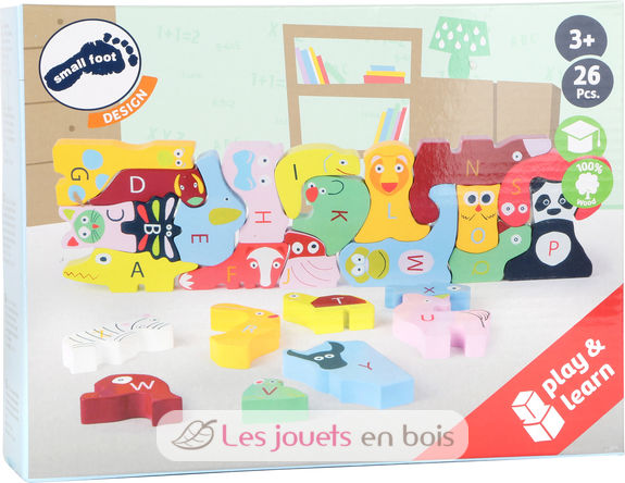 Wooden ABC Puzzle Educate LE10869 Small foot company 3