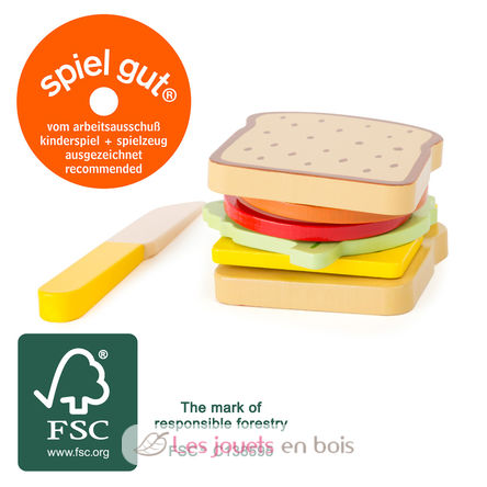 Cut bread time LE10889 Small foot company 3