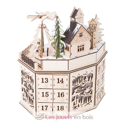 Wooden Advent Calendar with pyramid LE10997 Small foot company 2