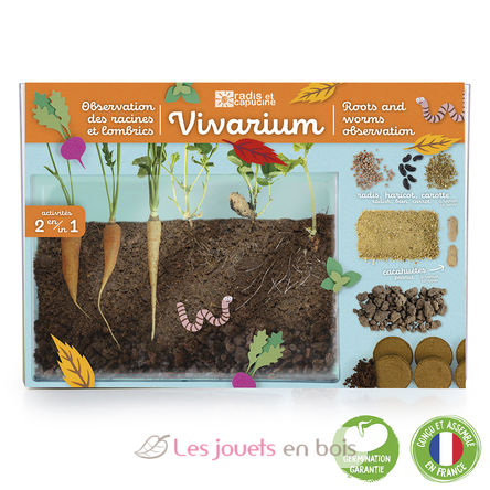 Vivarium with plants and animals RC-011038 Radis et Capucine 7