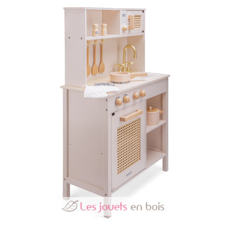 Kitchenette rattan pink NCT11046 New Classic Toys 4