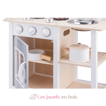 Kitchenette Bon Appétit - white/silver NCT11053 New Classic Toys 3