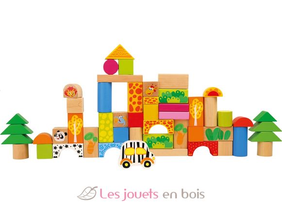 Wooden Blocks Zoo LE11054 Small foot company 2