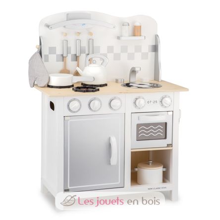 Kitchenette Deluxe Bon Appétit - white/silver NCT11061 New Classic Toys 2