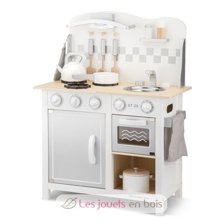 Kitchenette Deluxe Bon Appétit - white/silver NCT11061 New Classic Toys 1