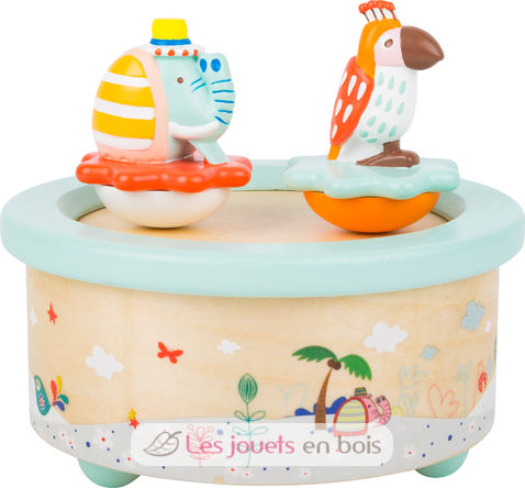 Music Box Parrot and Elephant LE11108 Small foot company 1