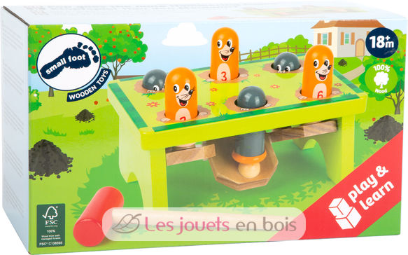 Pop goes the mole Hammering Game LE11162 Small foot company 7