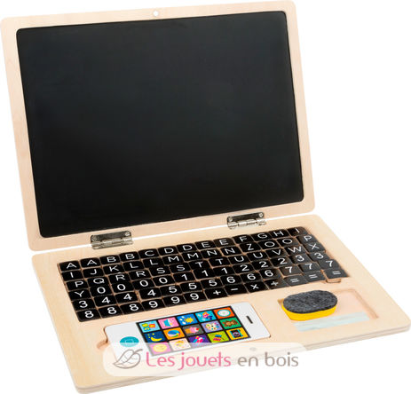 Wooden laptop with magnet board LE11193 Small foot company 2