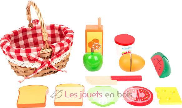 Picnic Basket with Cuttable Fruits LE11282 Small foot company 3