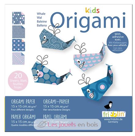Kids Origami - Whale FR-11378 Fridolin 1