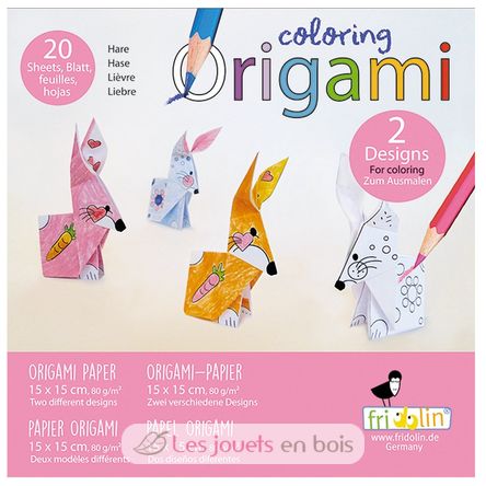 Coloring Origami - Hare FR-11381 Fridolin 1