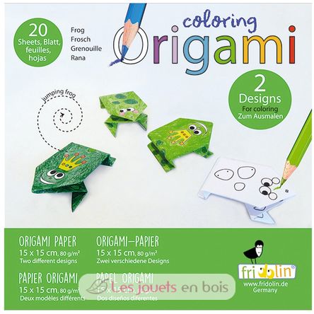 Coloring Origami - Frog FR-11383 Fridolin 1