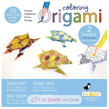 Coloring Origami - Tortoise FR-11385 Fridolin 1