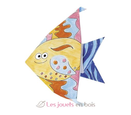 Coloring Origami - Fish FR-11387 Fridolin 4