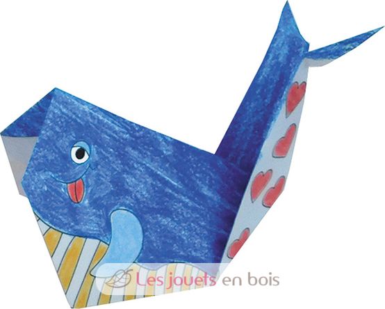 Coloring Origami - Whale FR-11388 Fridolin 2