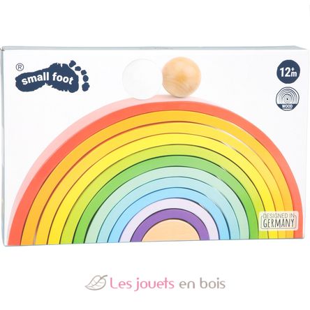 Wooden Building Blocks Rainbow XL LE11412 Small foot company 13