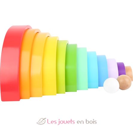 Wooden Building Blocks Rainbow XL LE11412 Small foot company 8