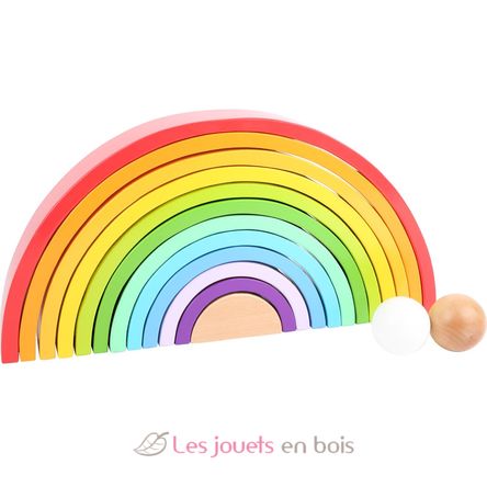 Wooden Building Blocks Rainbow XL LE11412 Small foot company 2