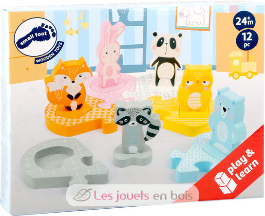 Pastel Shape-Fitting Puzzle LE11472 Small foot company 6