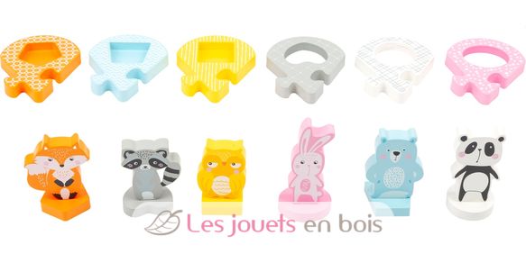 Pastel Shape-Fitting Puzzle LE11472 Small foot company 3