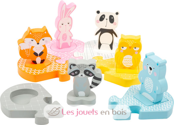 Pastel Shape-Fitting Puzzle LE11472 Small foot company 2