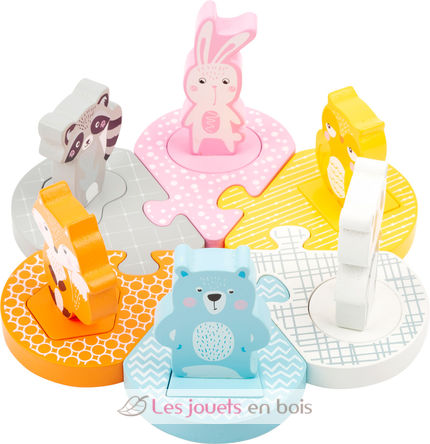 Pastel Shape-Fitting Puzzle LE11472 Small foot company 1