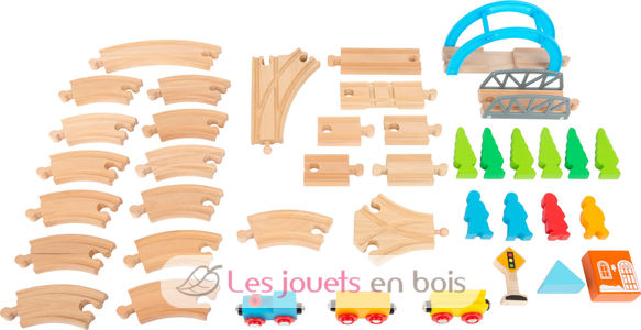 Big Journey Wooden Toy Train LE11491 Small foot company 2