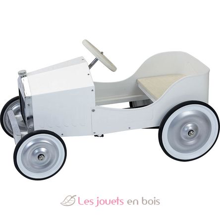 Large ivory pedal car V1150W Vilac 3