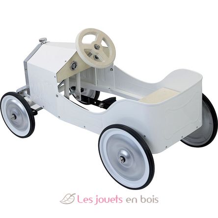 Large ivory pedal car V1150W Vilac 2