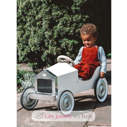 Large ivory pedal car V1150W Vilac 18
