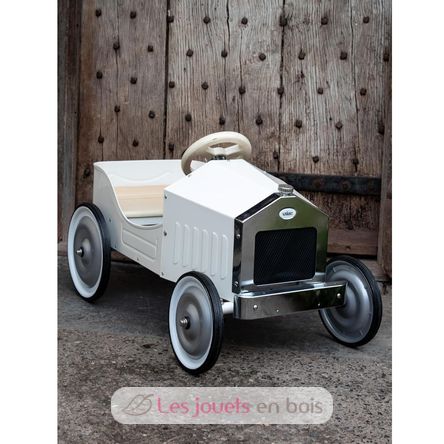 Large ivory pedal car V1150W Vilac 14