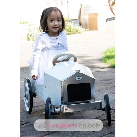 Large ivory pedal car V1150W Vilac 17