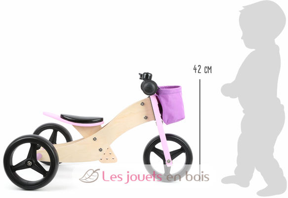 Training Tricycle 2-in-1 pink LE11612 Small foot company 4