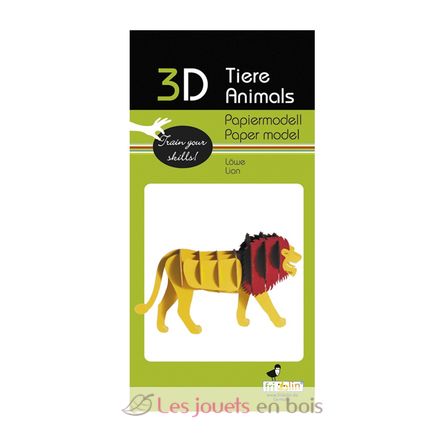 3D Paper model - lion FRI-11620 Fridolin 2