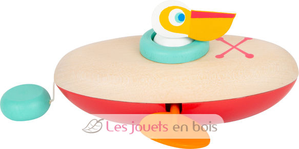 Water Toy Wind-Up Canoe Pelican LE11654 Small foot company 4