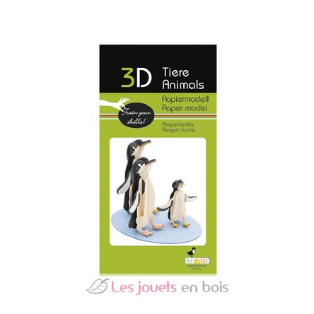 3D Paper model - Penguin family FI-11672 Fridolin 2